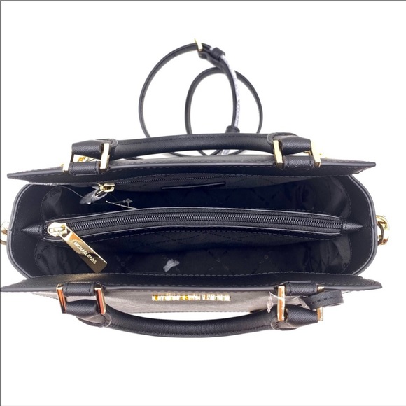 Michael Kors Medium Prism Satchel Black - Picture 13 of 16